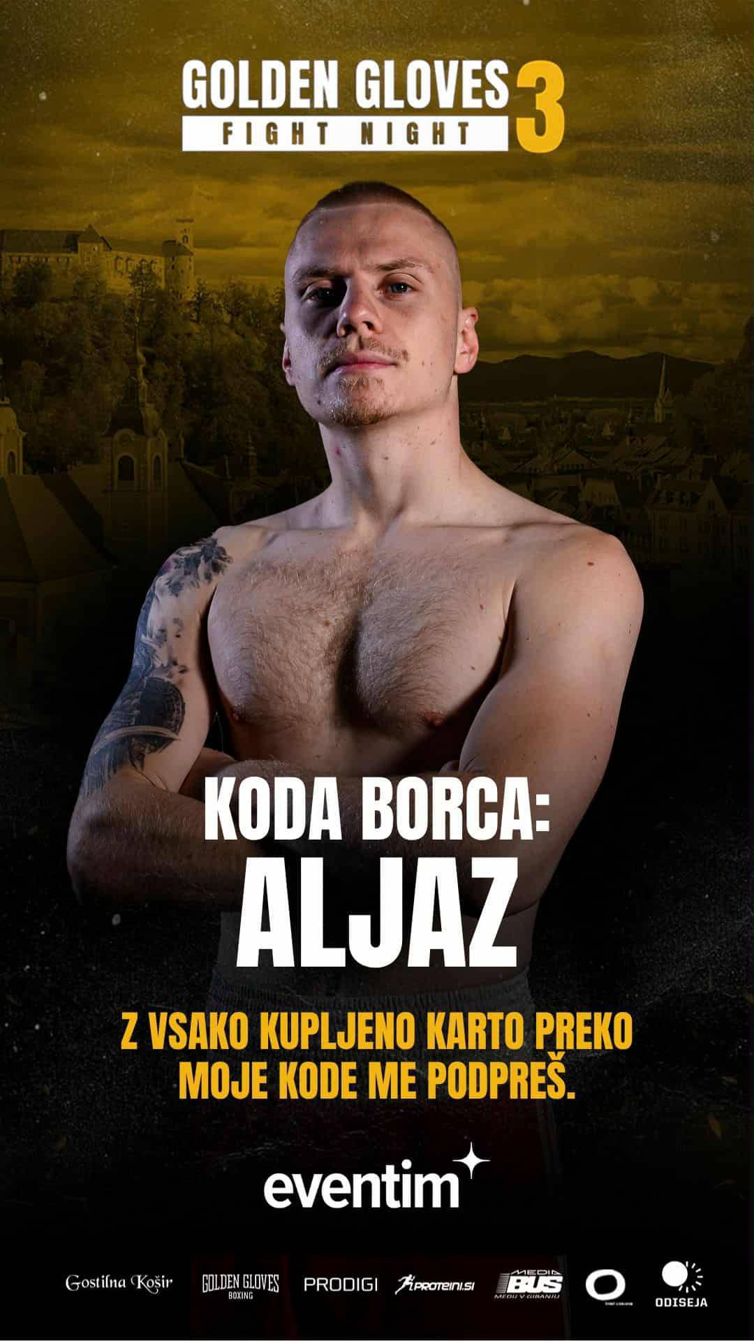 Aljaž Šircelj se vrača v ring – podpri ga na Golden Gloves Fight Night 3!  